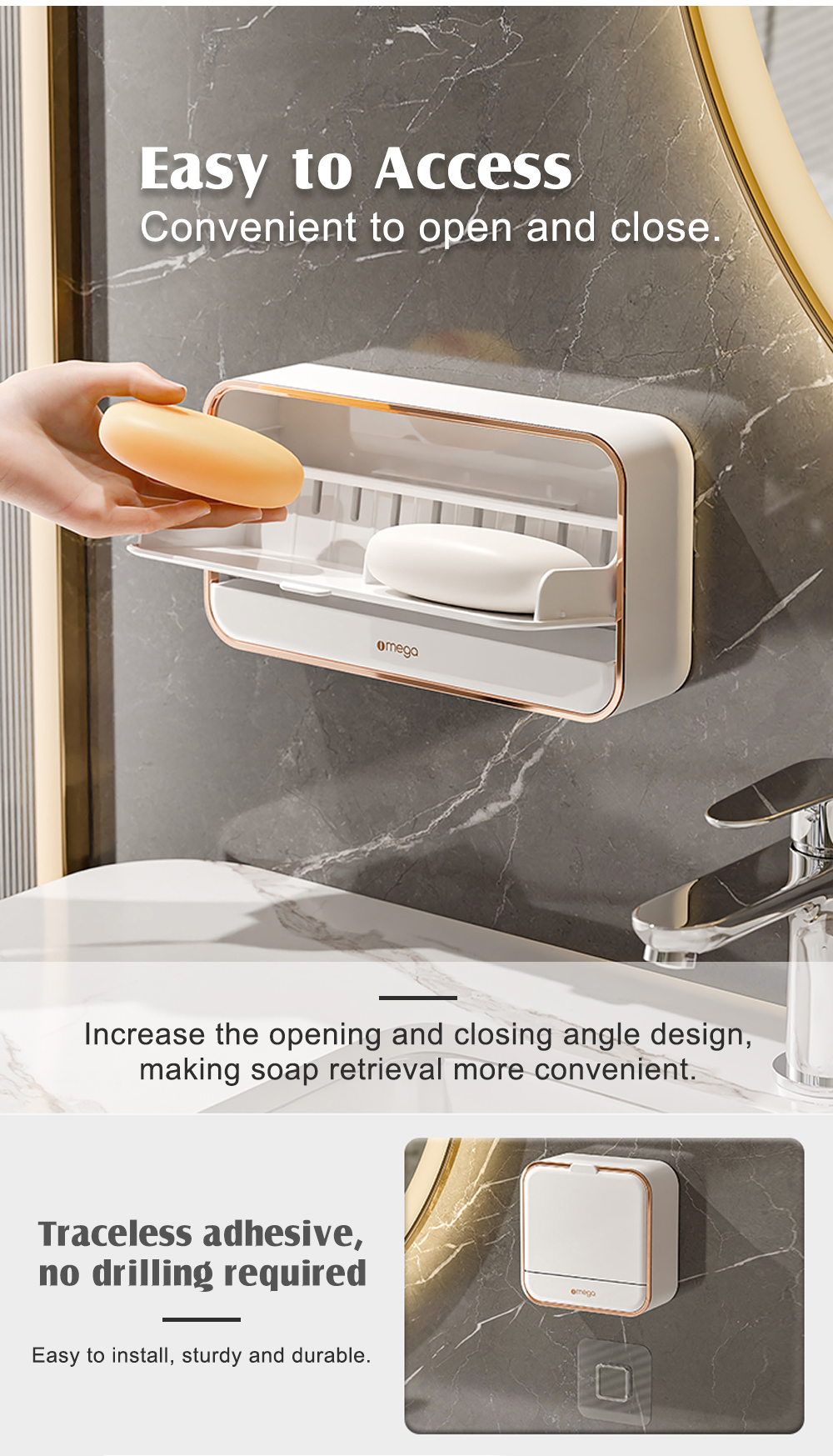 Light Luxury Wall-mounted Soap-2